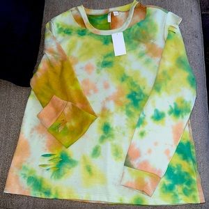 Tie dye sweat shirt
